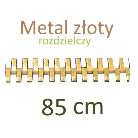 METR  85cm zamek metal złoty rozdzielczy   WYBÓR KOLORÓW